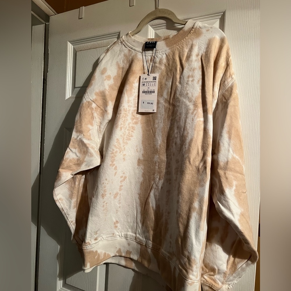 NEW WITH TAG | Men’s Zara Tie Dye Sweater - Size Medium - Picture 2 of 6